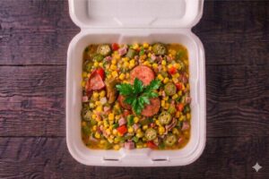 Family Corn & Okra Succotash