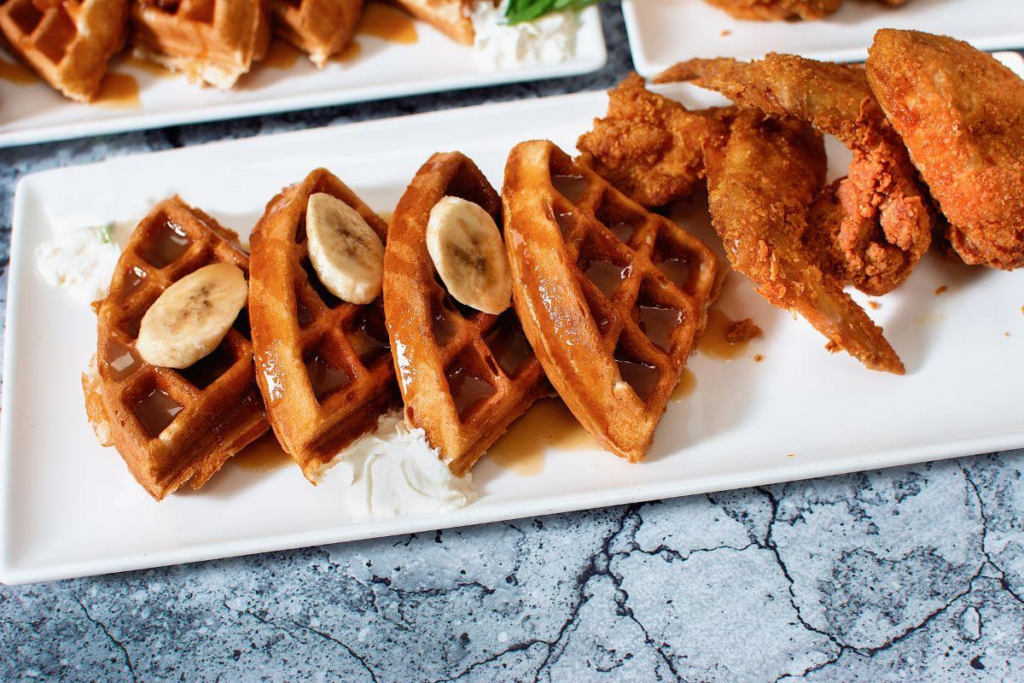 Bananas Foster & Chicken Wings