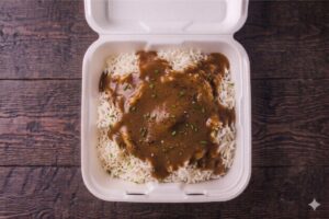 Family Rice & Brown Gravy